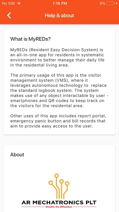 MyREDS স্ক্রিনশট